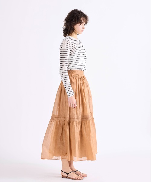 Marilyn Moon（マリリンムーン） ロング スカート sheer starched