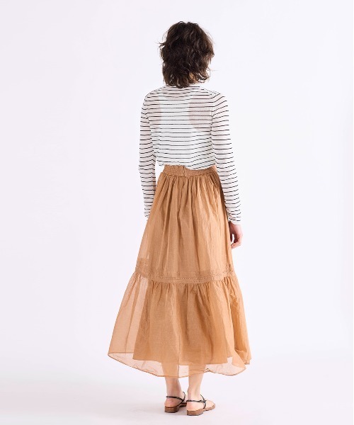Marilyn Moon（マリリンムーン） ロング スカート sheer starched