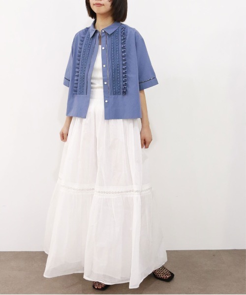 Marilyn Moon（マリリンムーン） ロング スカート sheer starched