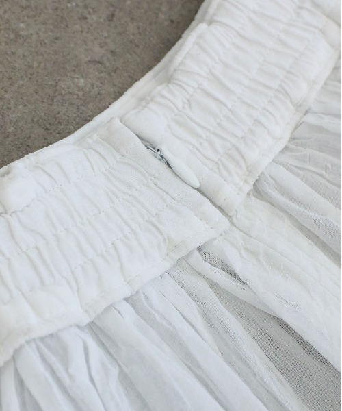 Marilyn Moon（マリリンムーン） ロング スカート sheer starched