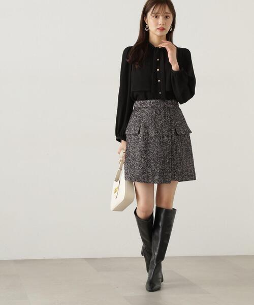 「PROPORTION BODY DRESSING」 長袖ブラウス SMALL ブラック レディース_画像8