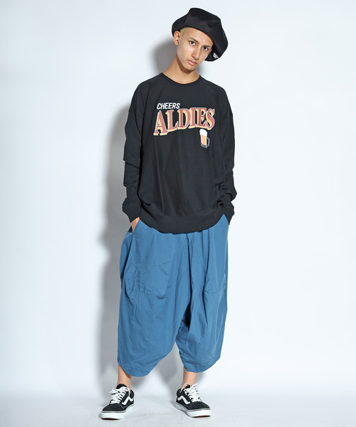 「ALDIES」 長袖Tシャツ FREE ピンク メンズ_画像3