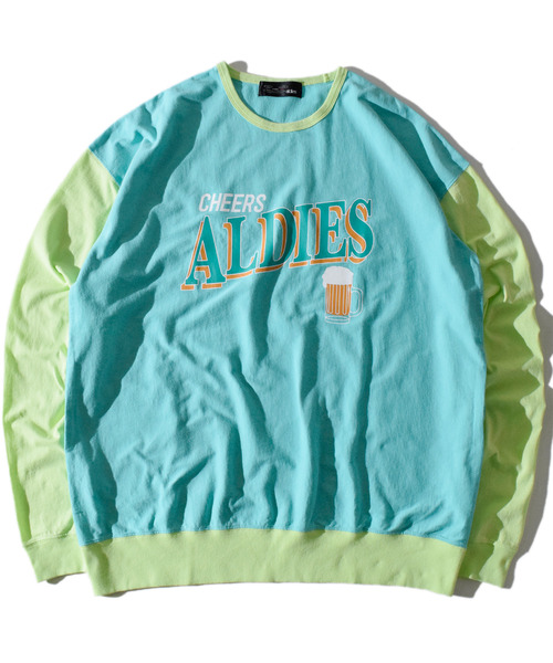 「ALDIES」 長袖Tシャツ FREE ピンク メンズ_画像10