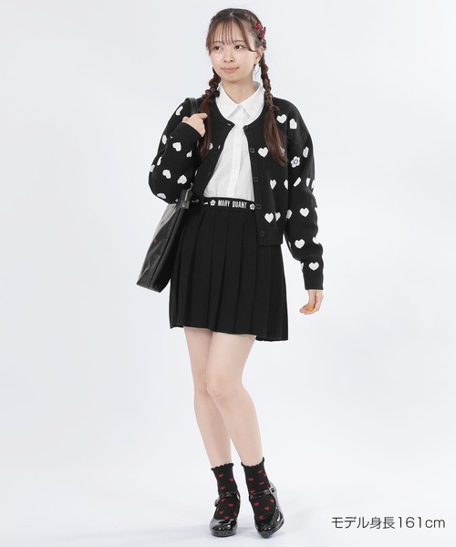 新品 MARY QUANT ゆったり ニットケーブルニットカーディガン Mサイズ MARY QUANT（マリークヮント） カーディガン マリークワント ライン