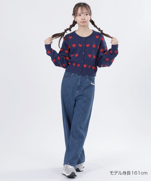 Threetimes メリーニットカーディガン MARY QUANT（マリークヮント） カーディガン マリークワント ライン