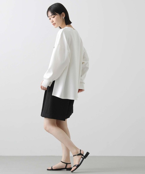 「Gready Brilliant」 長袖カットソー M ブルーグレー レディース_画像4