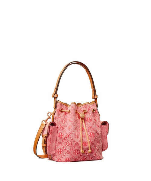 ✨稀少✨美品✨トリーバーチ　Tモノグラム　バケットバッグ　2way フローラル TORY BURCH（トリーバーチ） ショルダーバッグ バッグ ロミー T