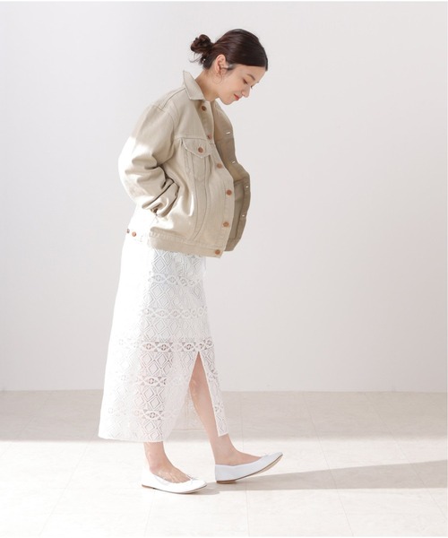 「Spick & Span」 「red card」ジャケット FREE アイボリー レディース_画像6