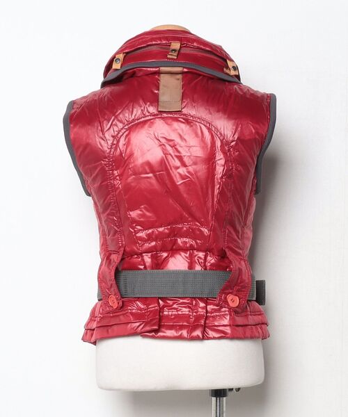 「MARITHE + FRANCOIS GIRBAUD」 ベスト M レッド レディース_画像2