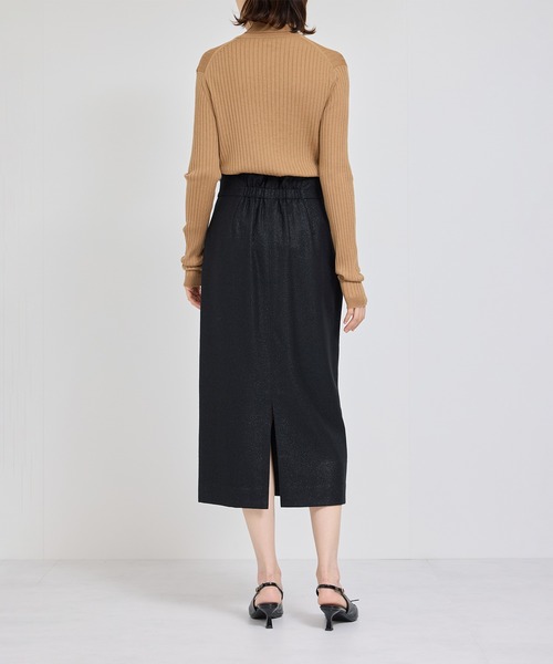 「ROPE'」 タイトスカート 34 シルバー レディース_画像7