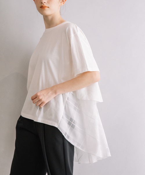 「MARECHAL TERRE」 半袖カットソー MEDIUM ブラウン系その他 レディース_画像2