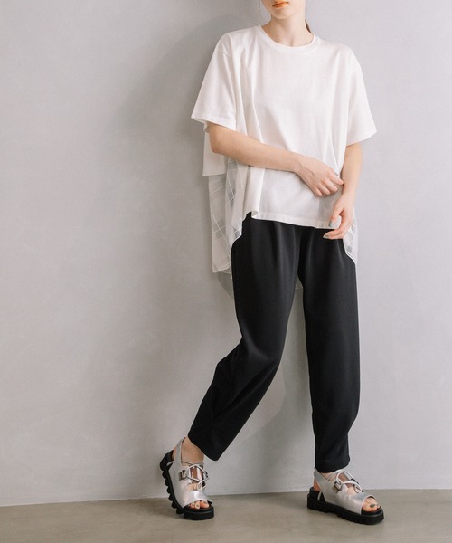 「MARECHAL TERRE」 半袖カットソー MEDIUM ブラウン系その他 レディース_画像5