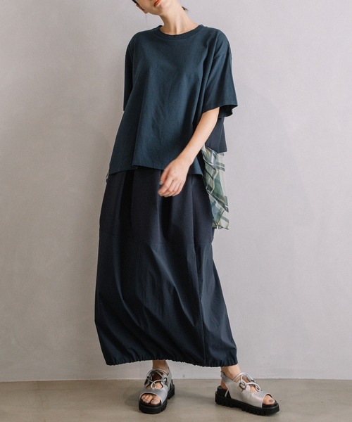 「MARECHAL TERRE」 半袖カットソー MEDIUM ブラウン系その他 レディース_画像6