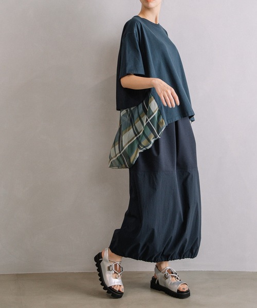 「MARECHAL TERRE」 半袖カットソー MEDIUM ブラウン系その他 レディース_画像8