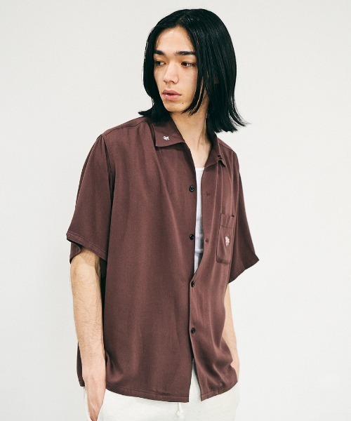 TOWNCRAFT（タウンクラフト） シャツ 50S EMBROIDERY S/S SHIRT