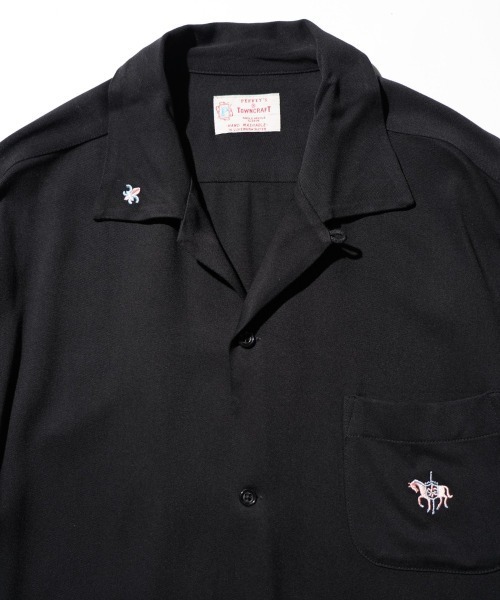 TOWNCRAFT(タウンクラフト) シャツ 50S EMBROIDERY S/S SHIRT TOWNCRAFT(タウンクラフト) シャツ 50S EMBROIDERY S/S SHIRT