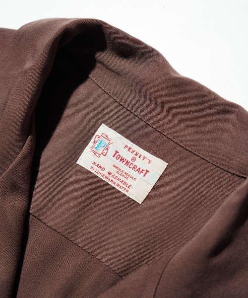TOWNCRAFT(タウンクラフト) シャツ 50S EMBROIDERY S/S SHIRT TOWNCRAFT(タウンクラフト) シャツ 50S EMBROIDERY S/S SHIRT