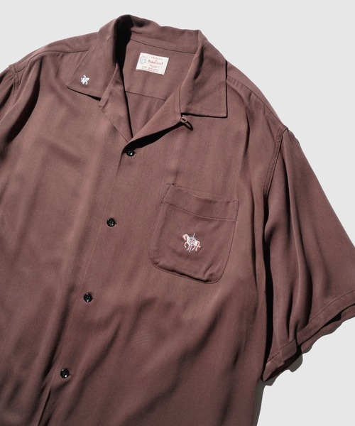 TOWNCRAFT（タウンクラフト） シャツ 50S EMBROIDERY S/S SHIRT