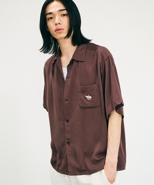 TOWNCRAFT（タウンクラフト） シャツ 50S EMBROIDERY S/S SHIRT