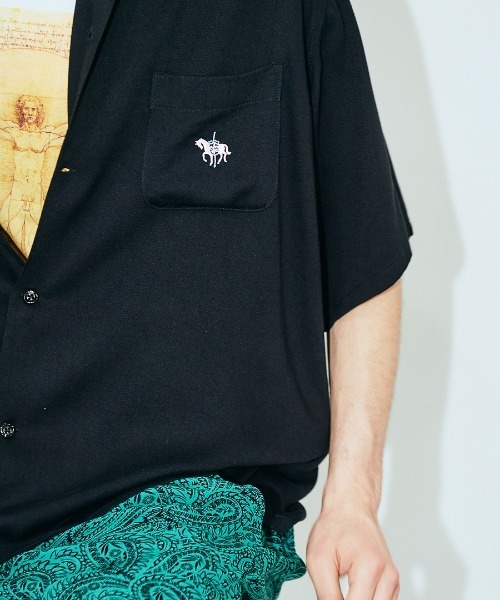 TOWNCRAFT（タウンクラフト） シャツ 50S EMBROIDERY S/S SHIRT