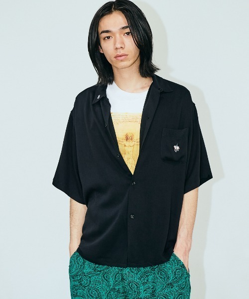 TOWNCRAFT（タウンクラフト） シャツ 50S EMBROIDERY S/S SHIRT