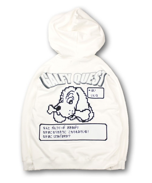 「GALFY」 プルオーバーパーカー X-LARGE ブラック メンズの画像