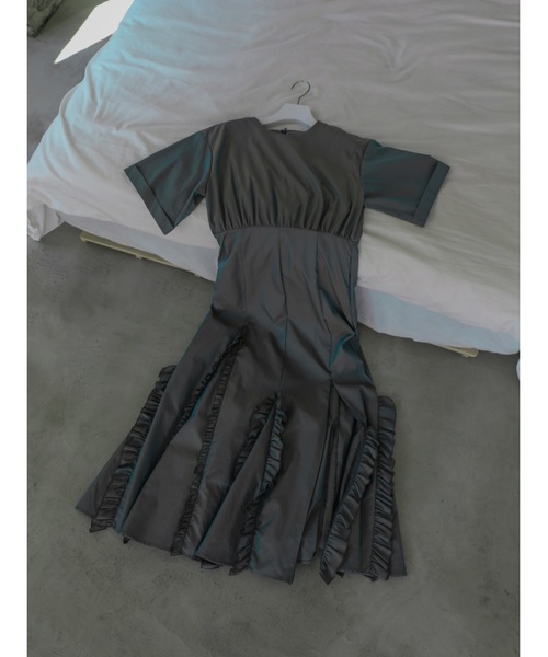 「Katrin TOKYO」 半袖ワンピース M ホワイト系その他 レディース_画像5