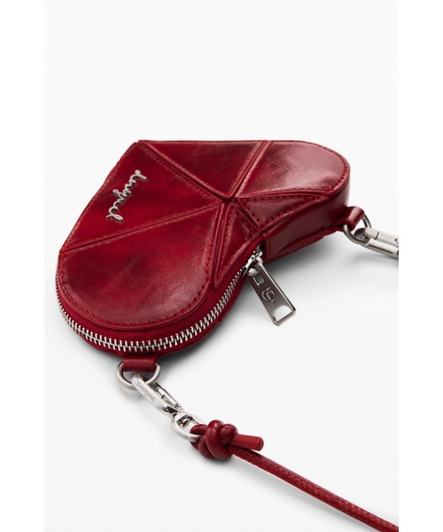 新品✨タグ付き♪未使用　デシグアル　ミニ財布　ウォレット✨大特価❣️ Desigual（デシグアル） 財布 ハート型 ミニウォレット「ストラップ