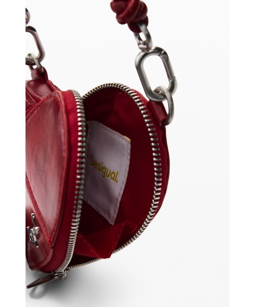 新品✨タグ付き♪未使用　デシグアル　ミニ財布　ウォレット✨大特価❣️ デシグアル Desigual 紐&ロゴ ミニ財布 （ブラウン） - ファッション