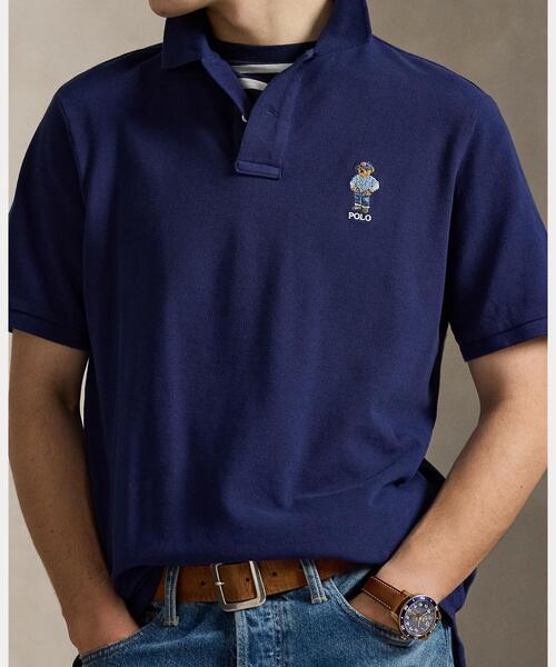 Polo Ralph Lauren クラシックフィット ポロシャツ M 新品 クラシック フィット Polo ベア メッシュ ポロシャツ