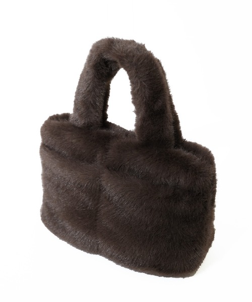「PAUL & JOE ACCESSOIRES」 ハンドバッグ FREE ブラウン レディース_画像4