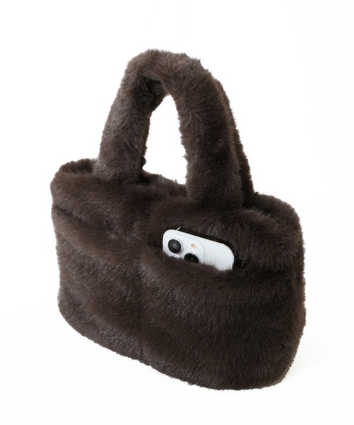 「PAUL & JOE ACCESSOIRES」 ハンドバッグ FREE ブラウン レディース_画像5