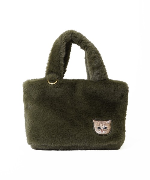 「PAUL & JOE ACCESSOIRES」 ハンドバッグ FREE ブラウン レディース_画像9