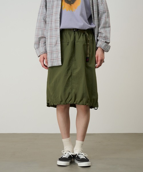 Gramicci（グラミチ） スカート NYLON PACKABLE MIDI SKIRT｜ナイロン