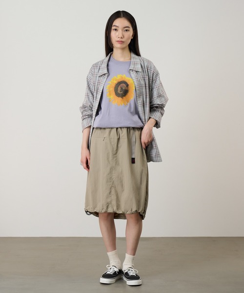 Gramicci（グラミチ） スカート NYLON PACKABLE MIDI SKIRT｜ナイロン