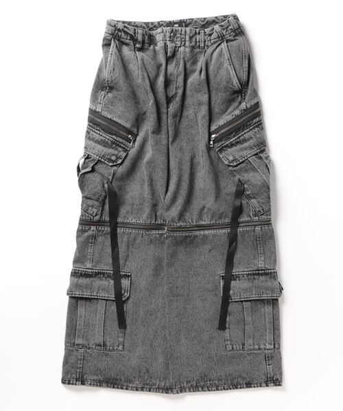 「HARE」 デニムパンツ MEDIUM グレー系その他 メンズの画像