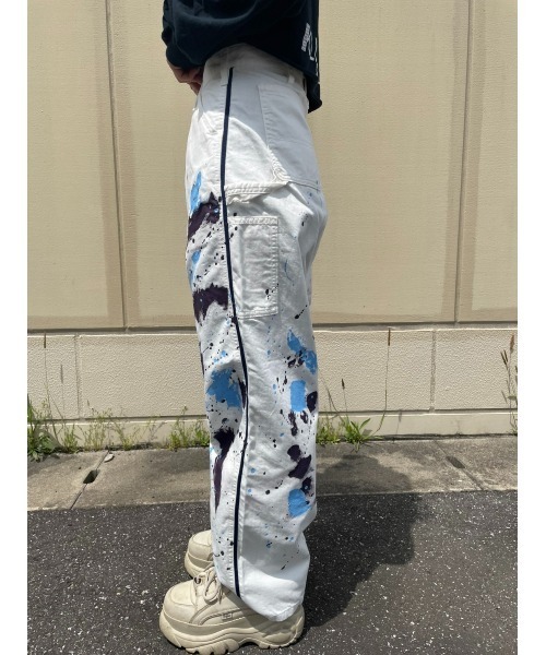 「WHITELAND」 パンツ L ホワイト メンズ_画像8