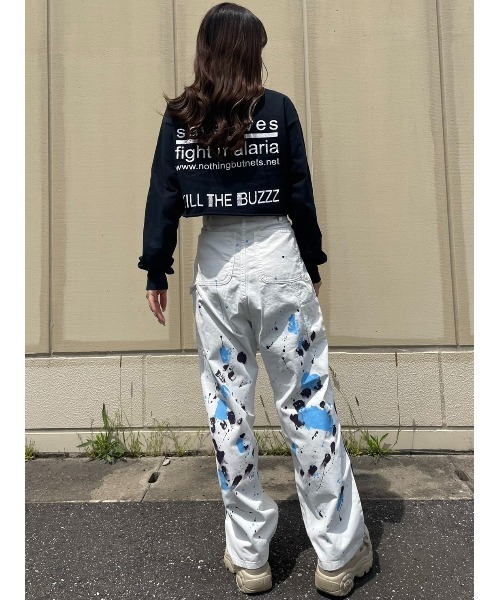 「WHITELAND」 パンツ L ホワイト メンズ_画像9