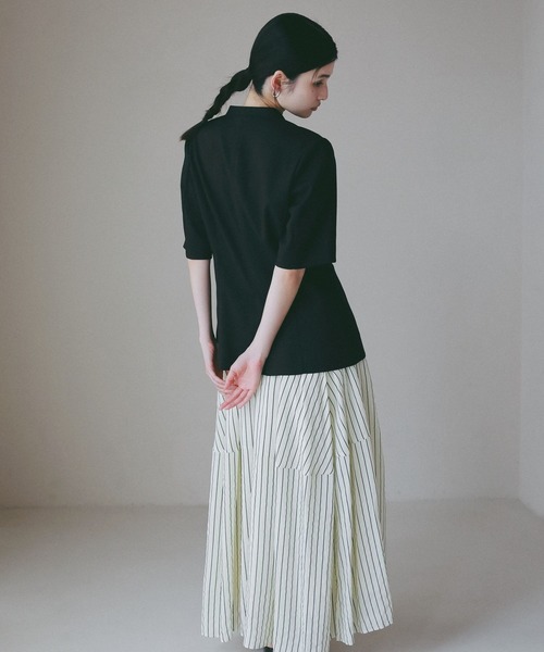 ジャケット ノーカラージャケット フィットノーカラーSSジャケット/ レディースの画像