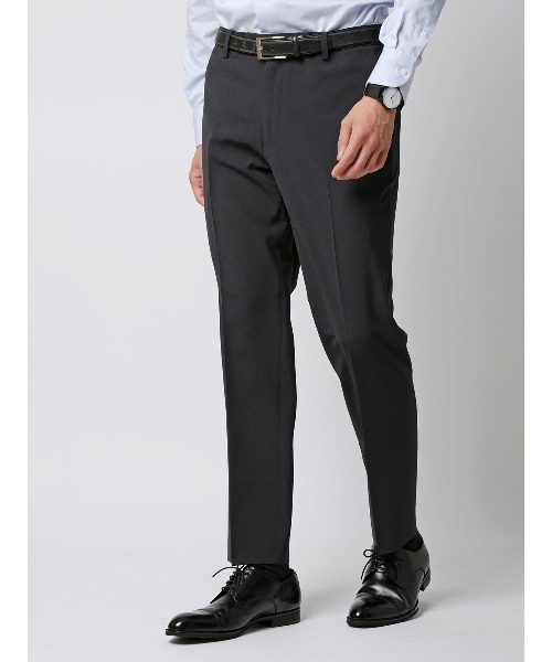 スラックス 涼しい最高パンツ ウォッシャブル ストレッチポリエステル