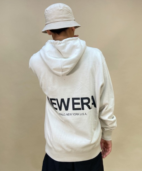 「NEW ERA」 プルオーバーパーカー X-LARGE グレー メンズ_画像3