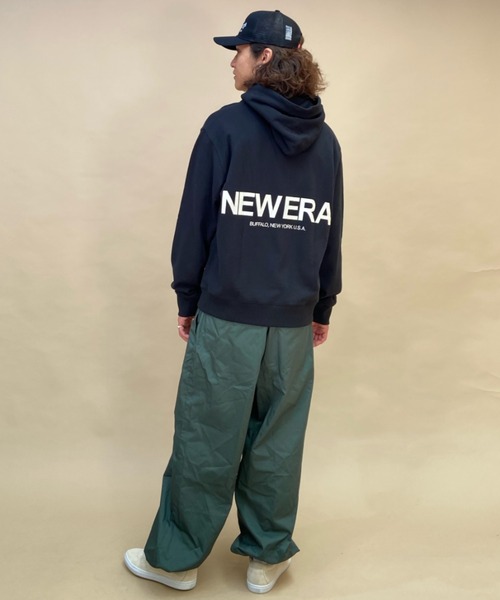 「NEW ERA」 プルオーバーパーカー X-LARGE グレー メンズ_画像6
