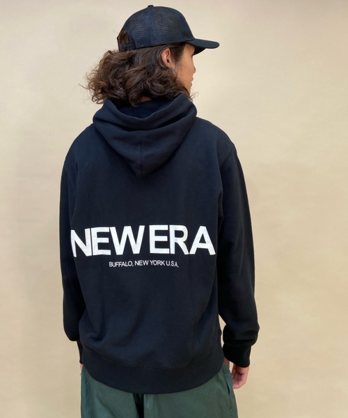 「NEW ERA」 プルオーバーパーカー X-LARGE グレー メンズ_画像8