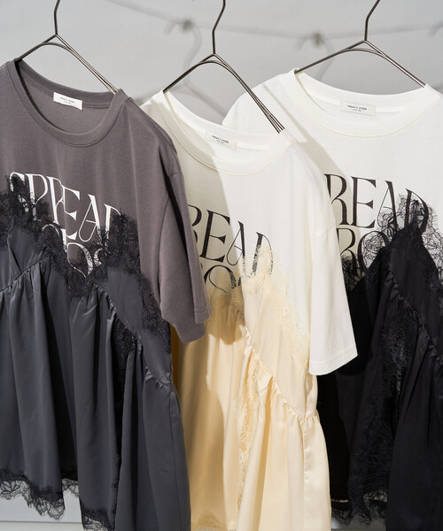 FREAK'S STORE（フリークスストア） tシャツ 半袖 レースキャミ