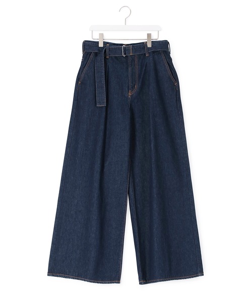 「NEEDBY heritage」 デニムパンツ 27 ブルー レディース_画像9