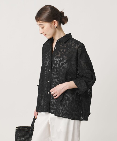 UNITED ARROWS（ユナイテッドアローズ） ブラウス シャツ エンブロイ