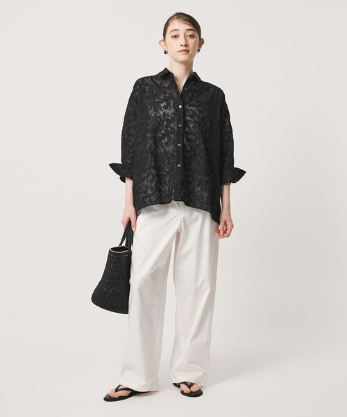 ユナイテッドアローズ　ブラウス シャツ エンブロイダリー シャツ ‐ウォッシャ UNITED ARROWS｜エンブロイダリー シャツ ブラウス 4WAY | Rakuten