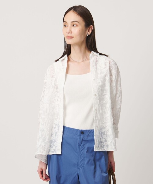 UNITED ARROWS（ユナイテッドアローズ） ブラウス シャツ エンブロイ