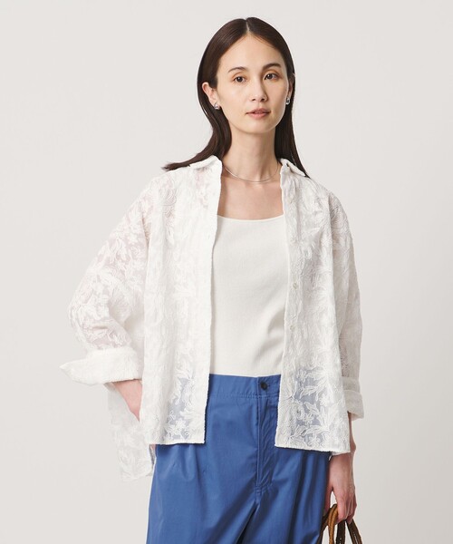UNITED ARROWS（ユナイテッドアローズ） ブラウス シャツ エンブロイ