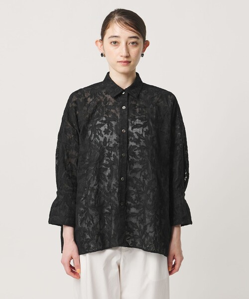 新品未使用UNITED ARROWS エンブロイダリー ロングスリーブ ブラウス UNITED ARROWS（ユナイテッドアローズ） ブラウス シャツ エンブロイ